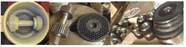 Flat die spares